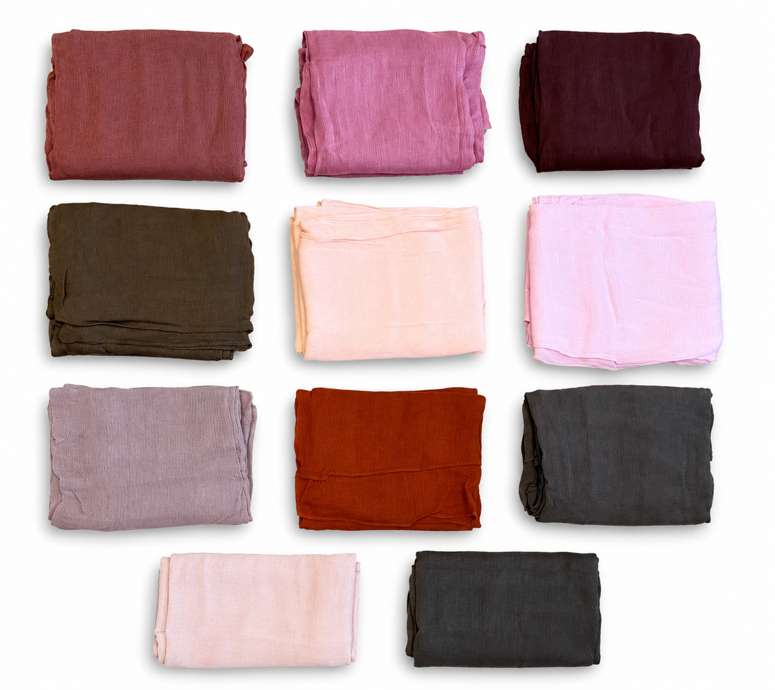 Premium model single shade hijab