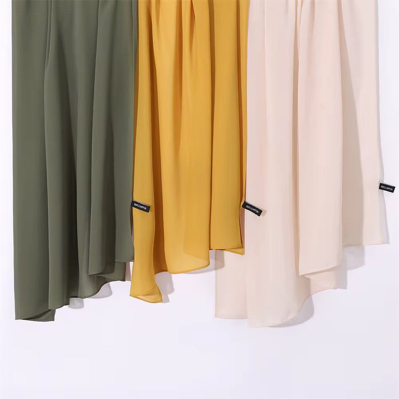 Muslim Dull Chiffon Hijab