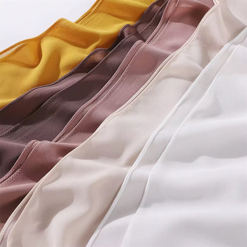 Muslim Dull Chiffon Hijab