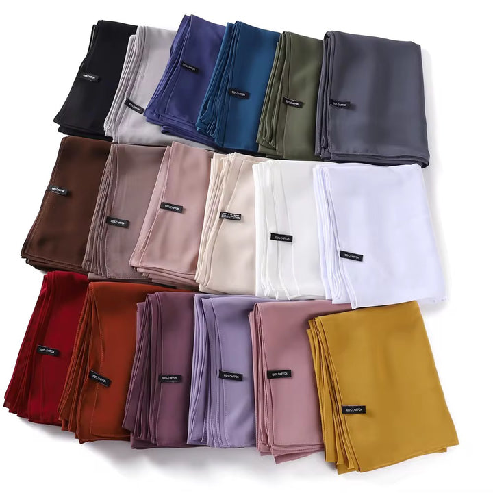 Muslim Dull Chiffon Hijab