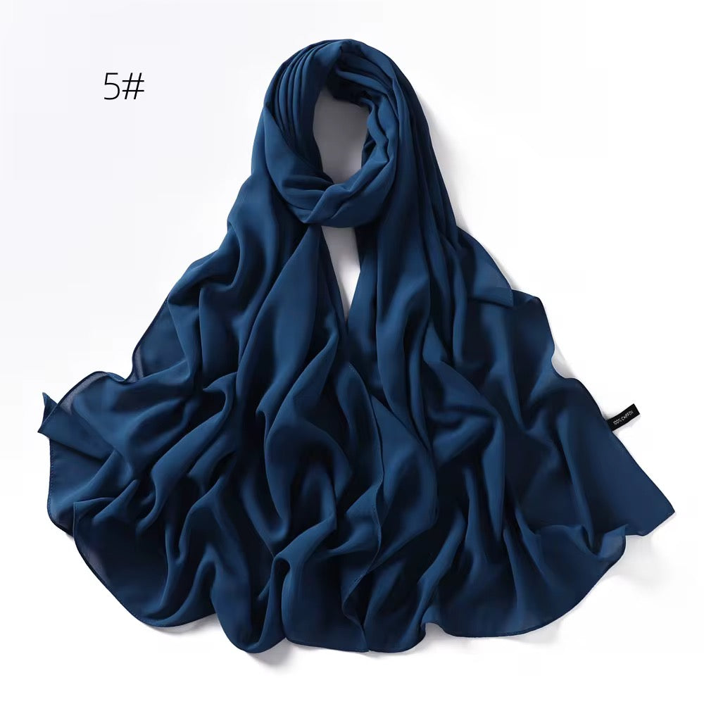 Muslim Dull Chiffon Hijab