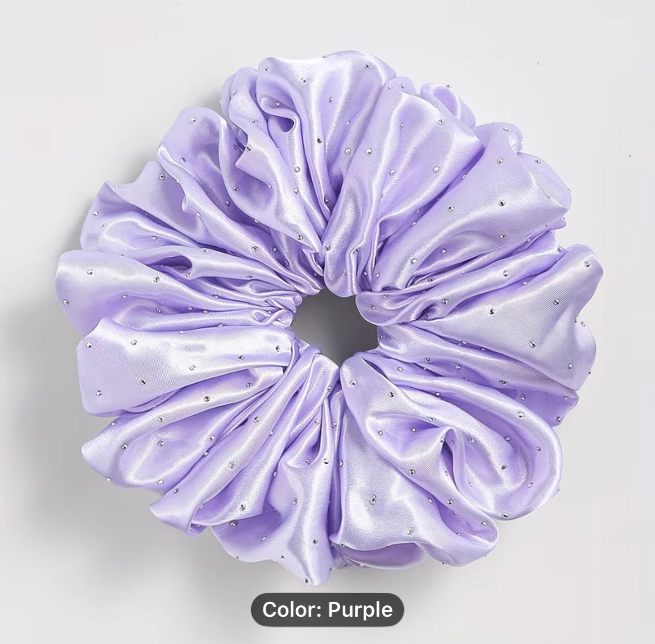 Elegant Bohemian Oversized Hair scrunchie.