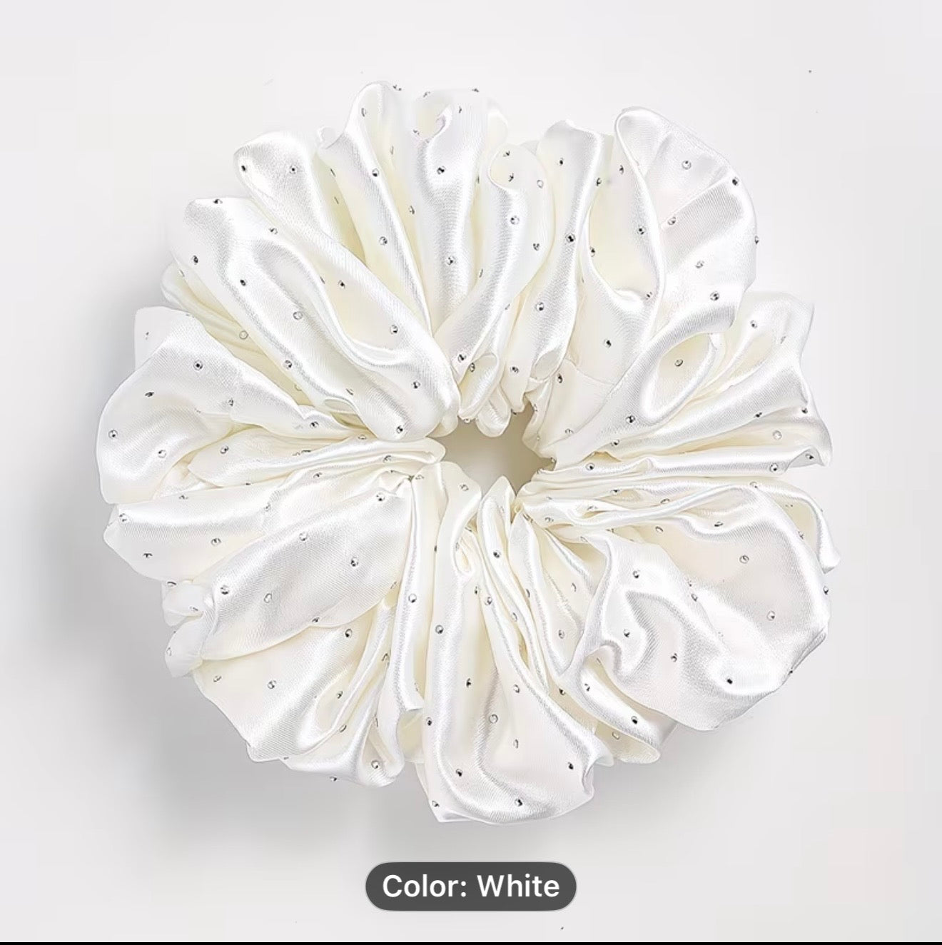 Elegant Bohemian Oversized Hair scrunchie.
