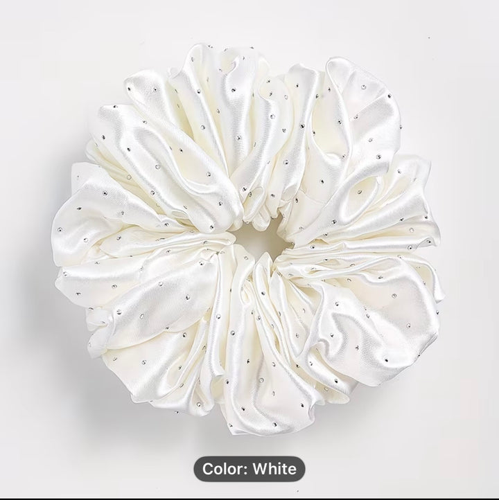 Elegant Bohemian Oversized Hair scrunchie.